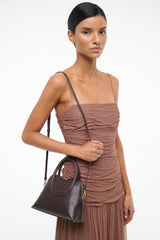 NAOMI MINI SATCHEL ESPRESSO