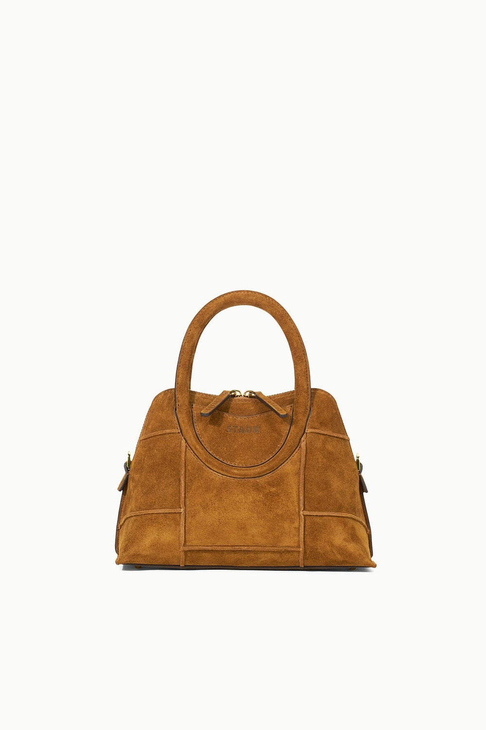 NAOMI MINI SATCHEL TAN SUEDE