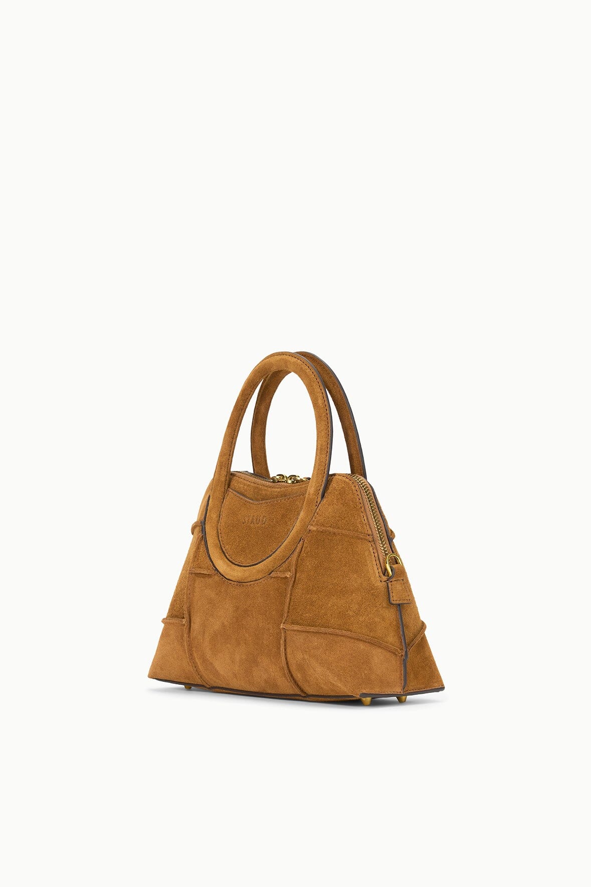 NAOMI MINI SATCHEL TAN SUEDE