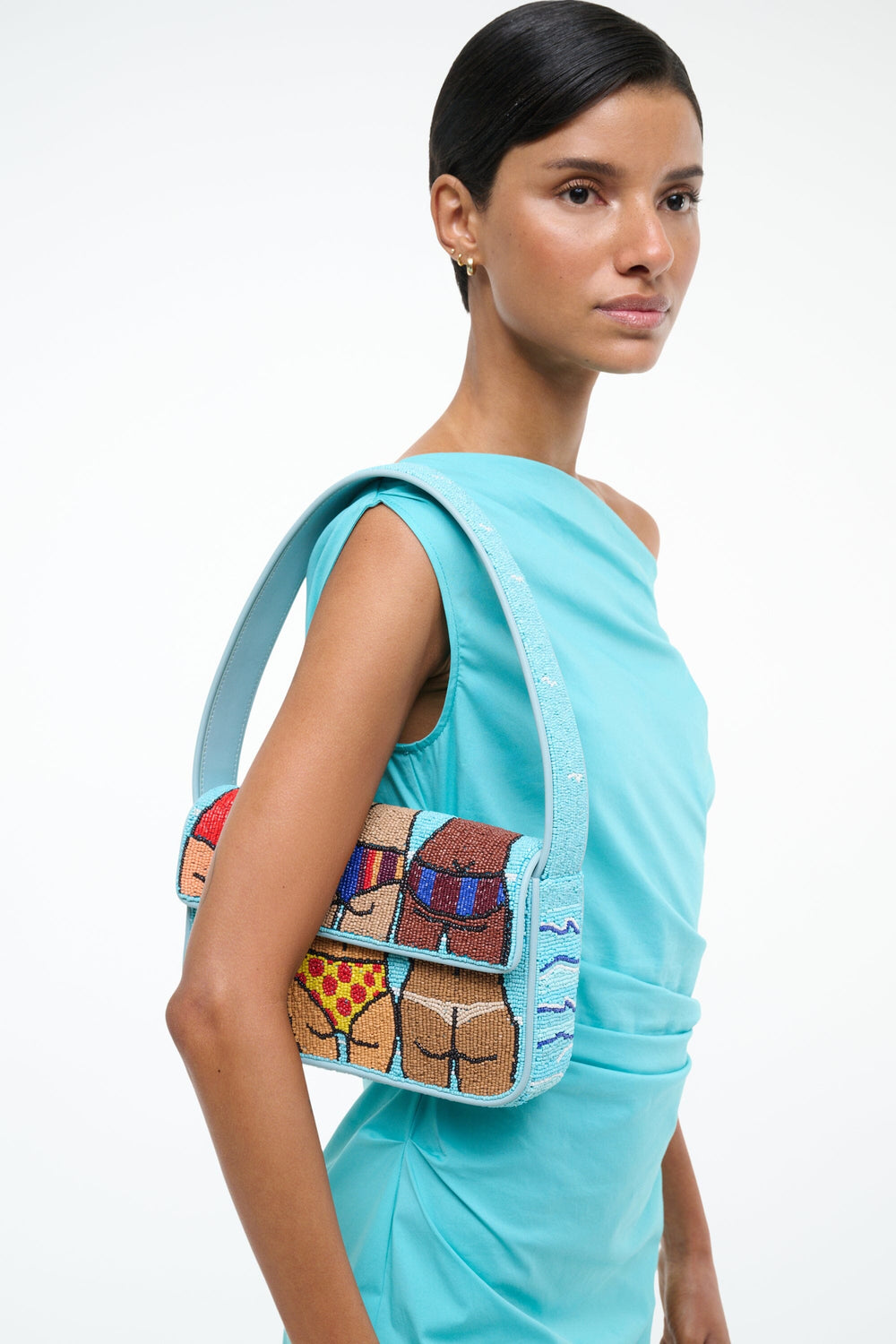 TOMMY BEADED BAG BEACH BUMS