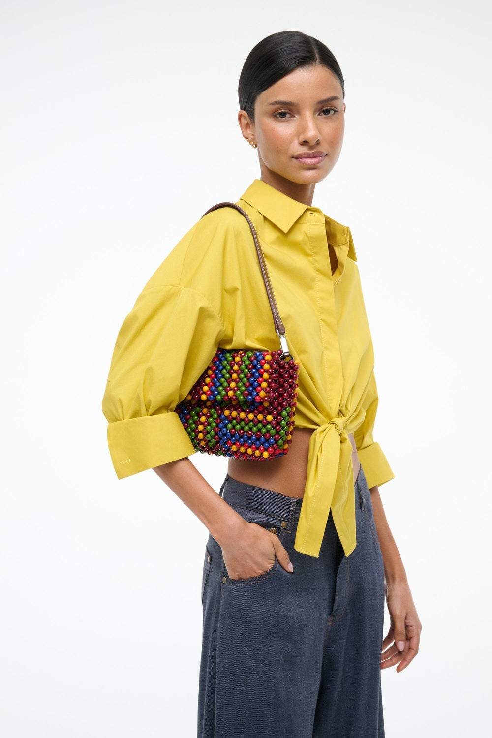 TIMMY CONVERTIBLE SHOULDER BAG JUNGLE STRIPE