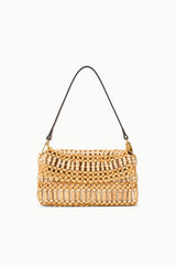 TIMMY CONVERTIBLE SHOULDER BAG NATURAL WOOD BEADS