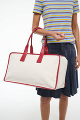 DUDE TRAVEL BAG NATURAL/ROUGE