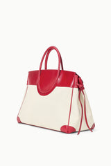 LARGE MAUDE CARRYALL NATURAL ROUGE