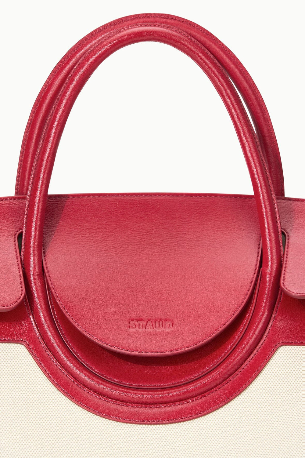 LARGE MAUDE CARRYALL NATURAL ROUGE