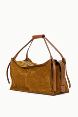 HAROLD HOBO BAG TAN SUEDE
