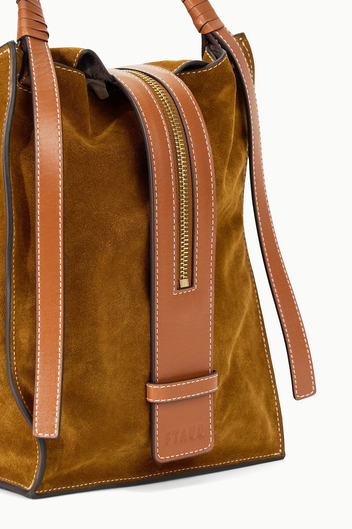 HAROLD HOBO BAG TAN SUEDE