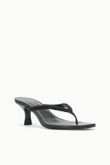 FREJA KITTEN HEEL BLACK BEADED