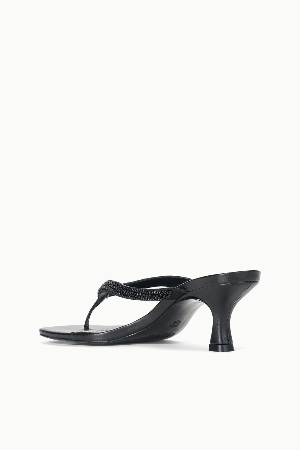 FREJA KITTEN HEEL BLACK BEADED