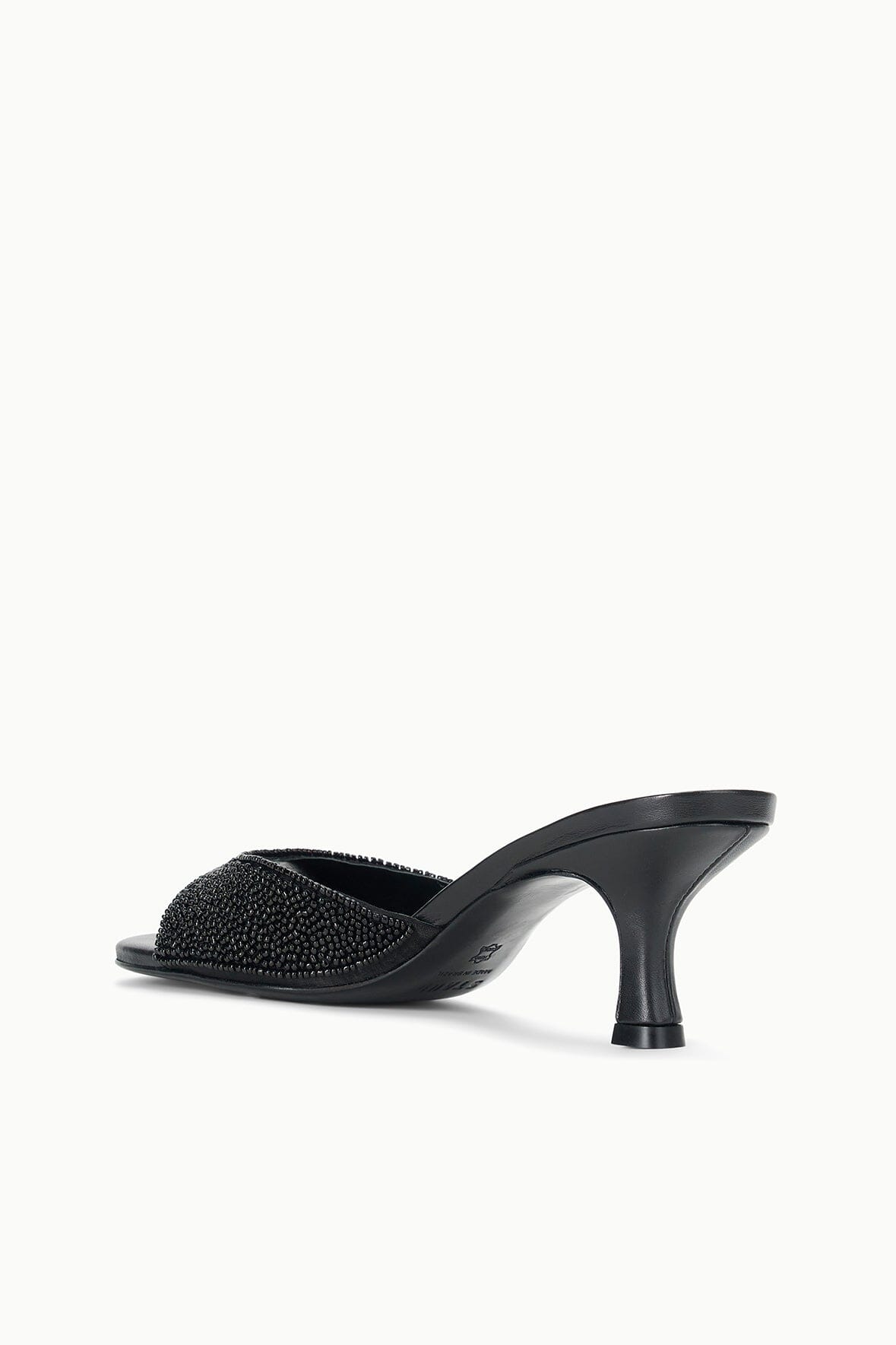 BRIGITTE MULE BLACK BEADED