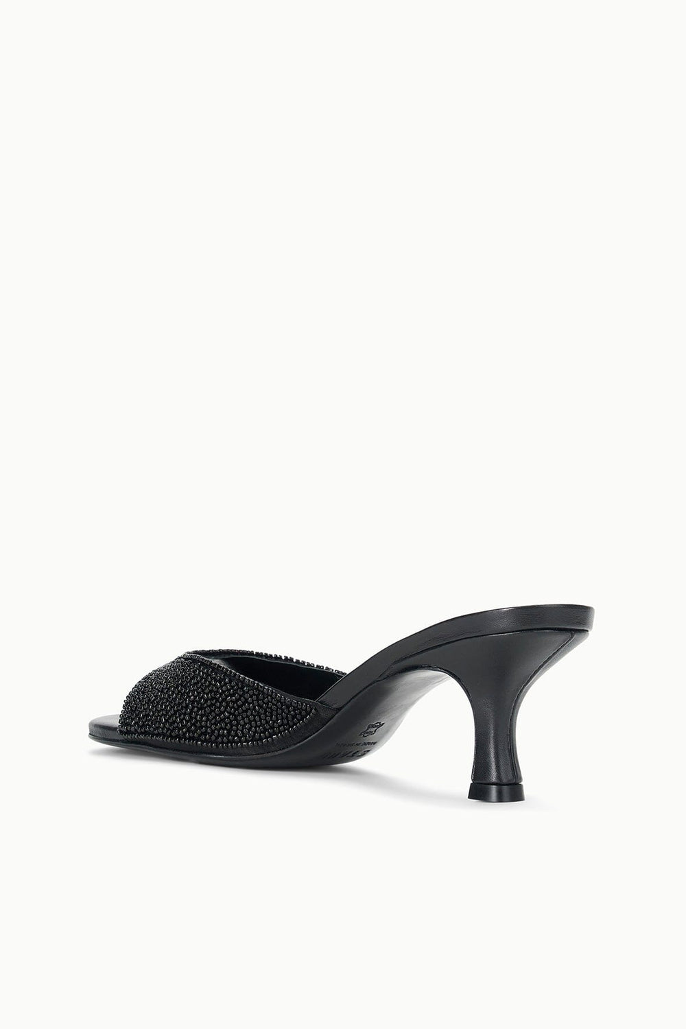 BRIGITTE MULE BLACK BEADED