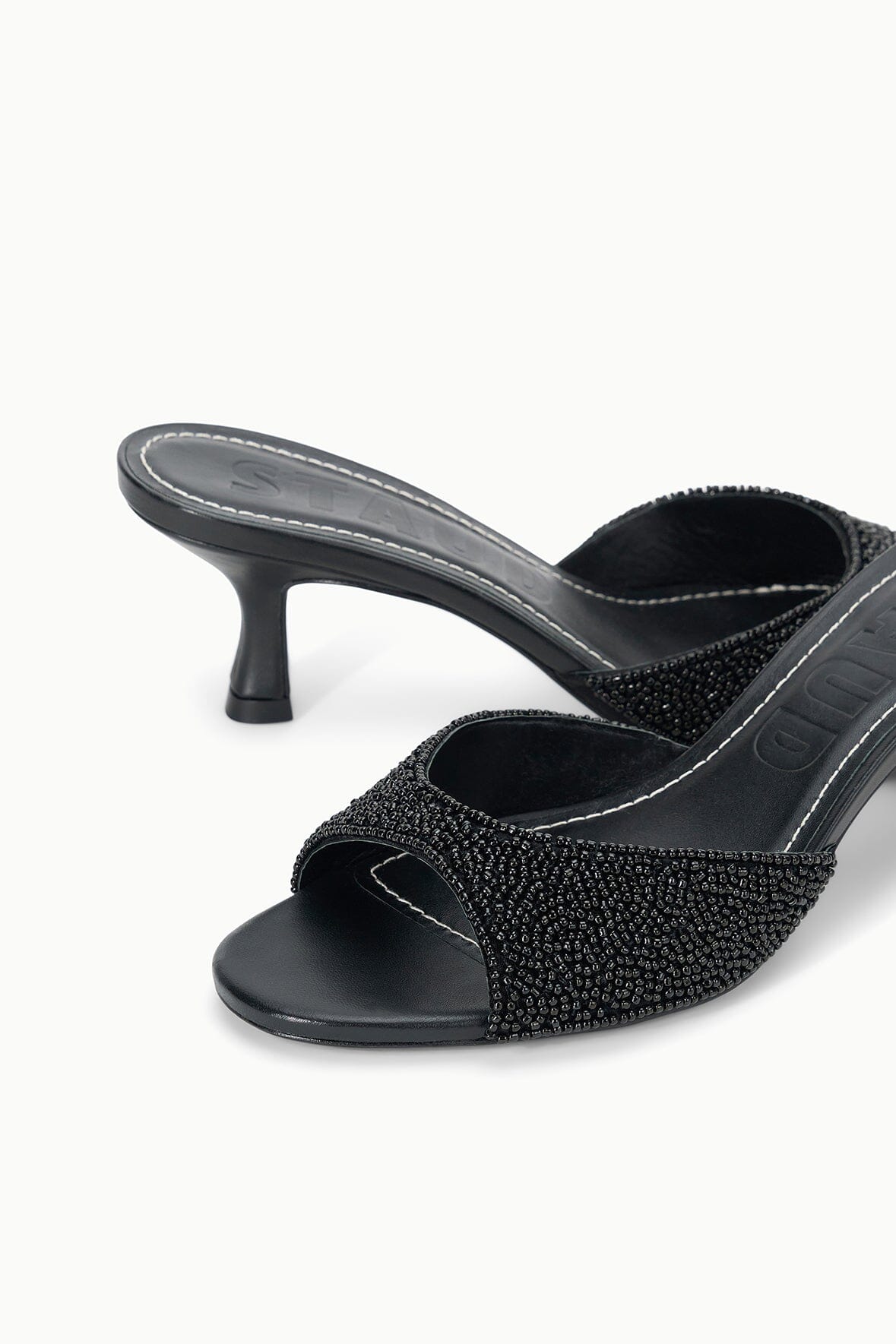BRIGITTE MULE BLACK BEADED