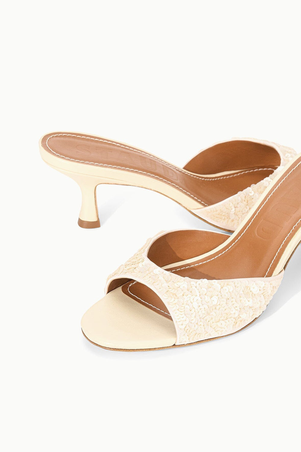 BRIGITTE MULE CREAM SEQUINS