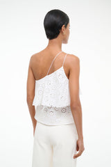 ISA TOP WHITE EYELET