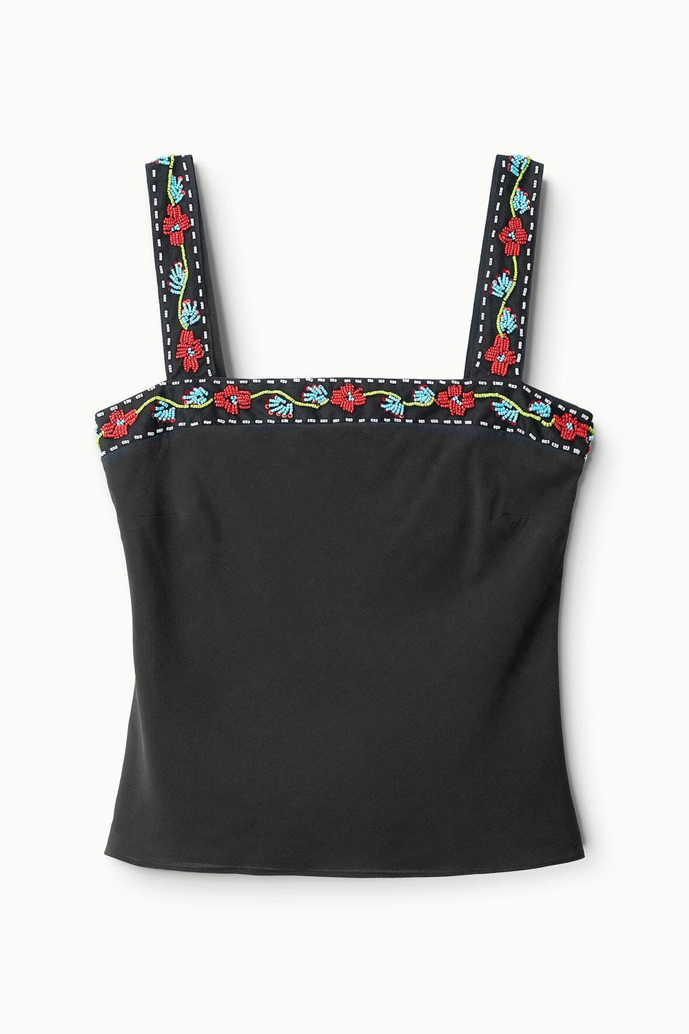 VERONICA SILK TOP BLACK