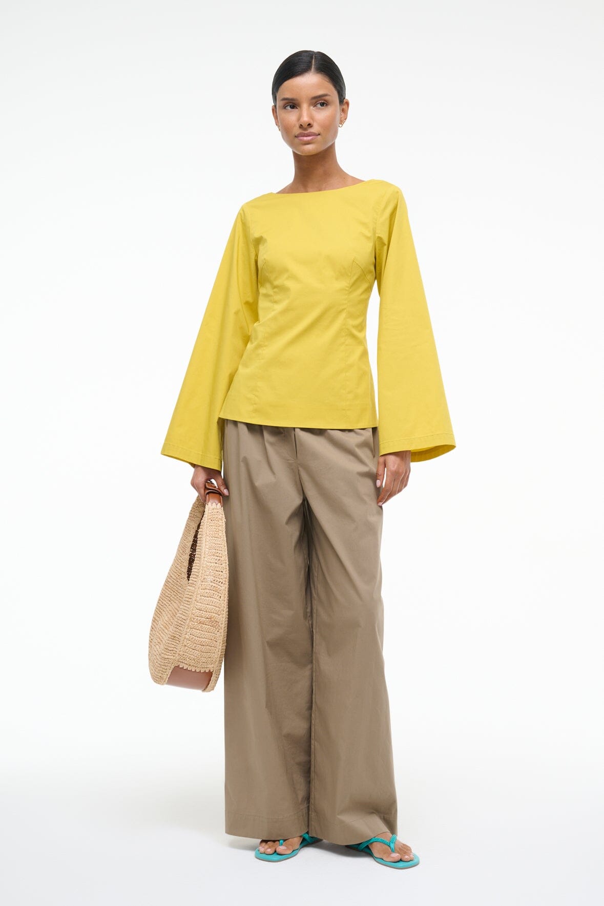 MINA TOP CHARTREUSE