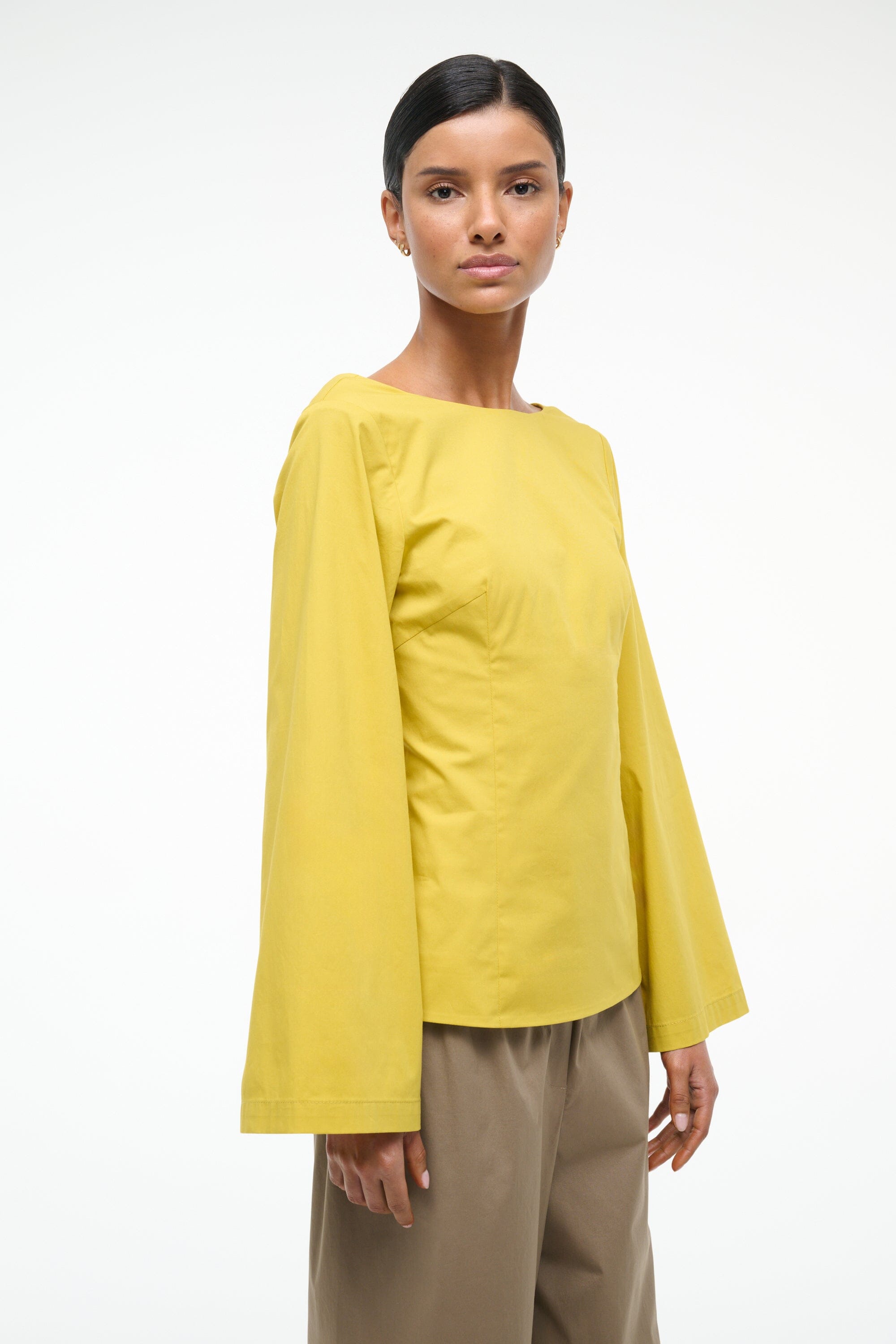 MINA TOP CHARTREUSE