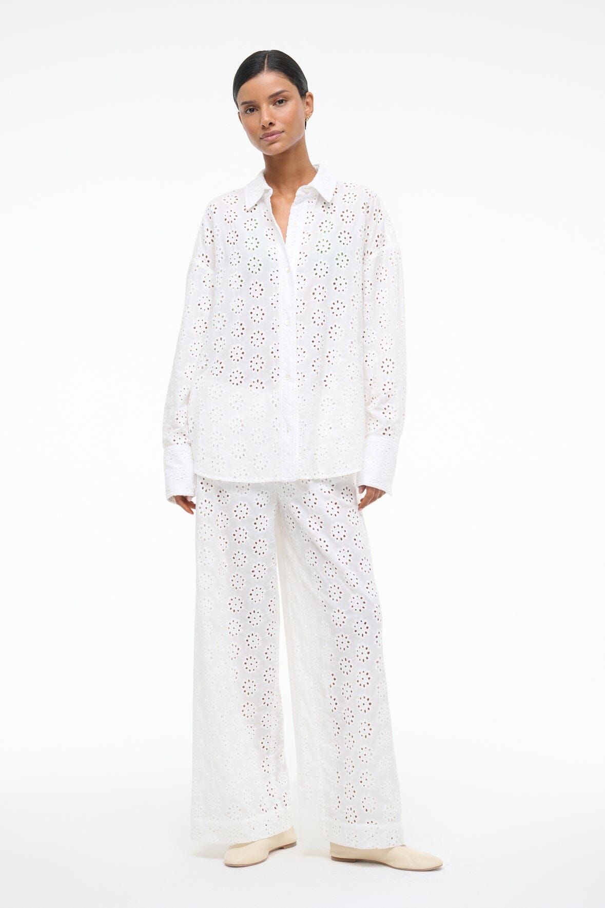 COLTON TOP WHITE EYELET