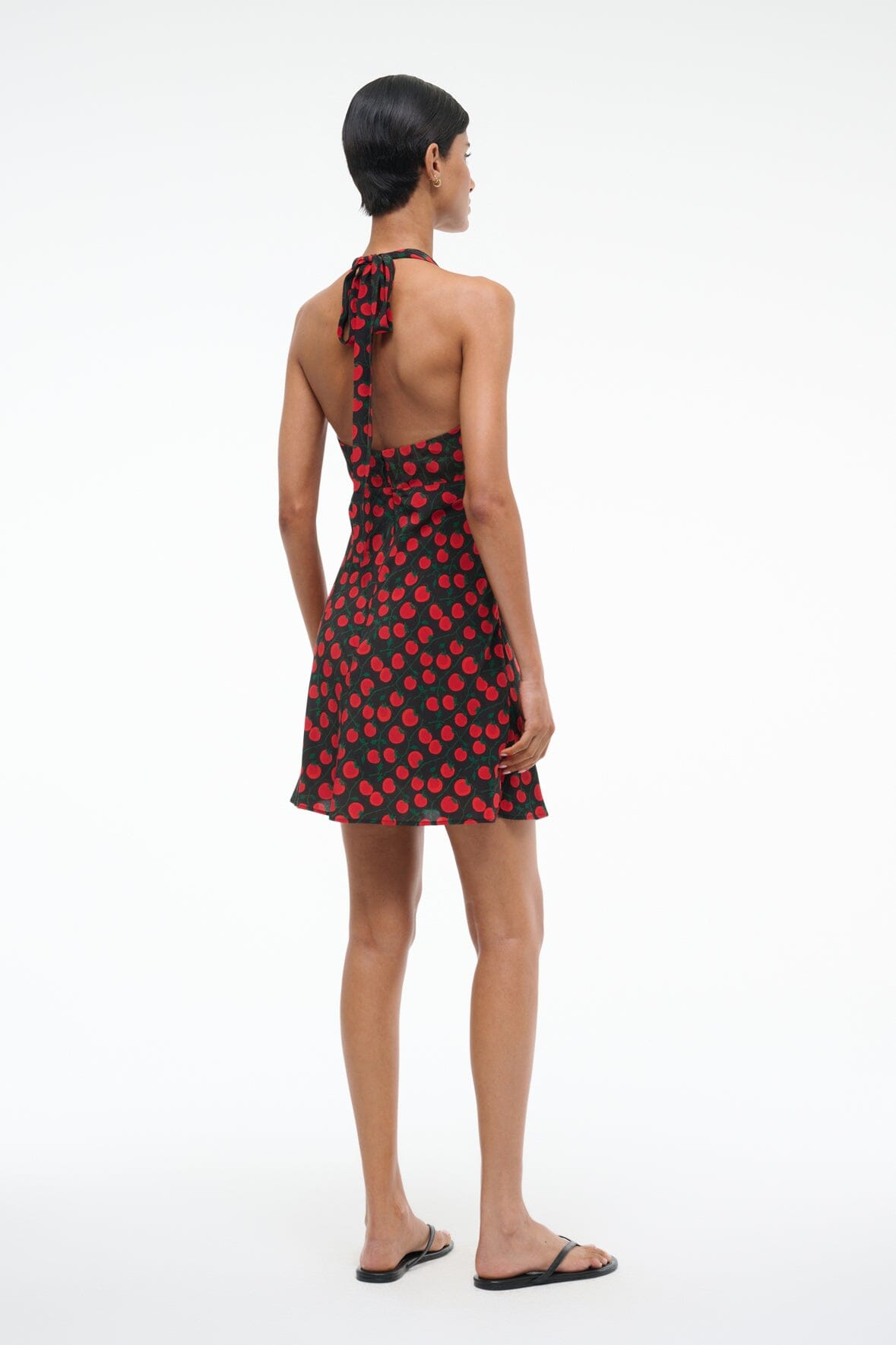 LUCCA MINI DRESS ON THE VINE BLACK