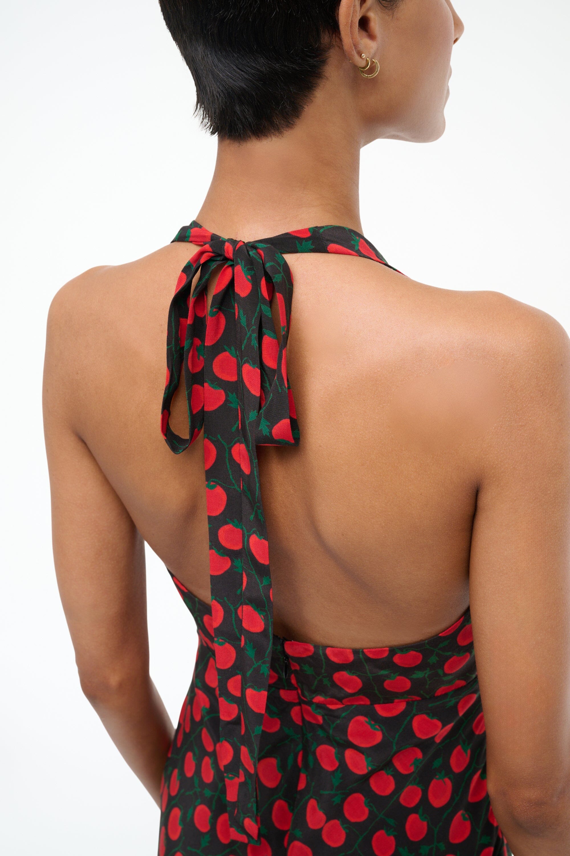 LUCCA MINI DRESS ON THE VINE BLACK