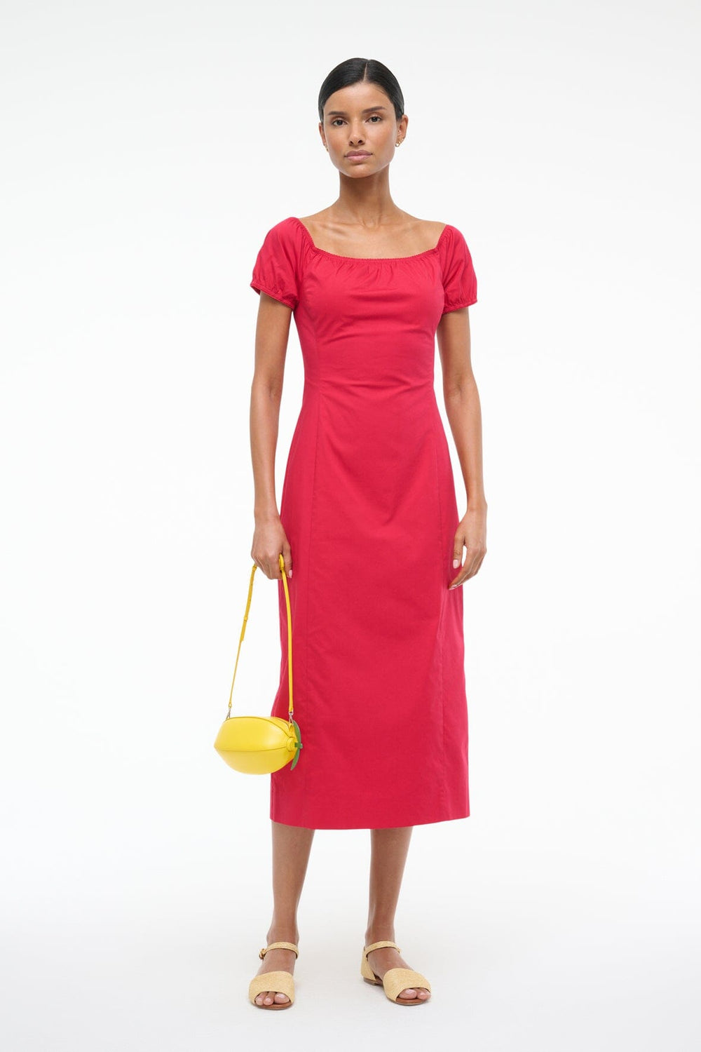 HELENE DRESS CHERRY