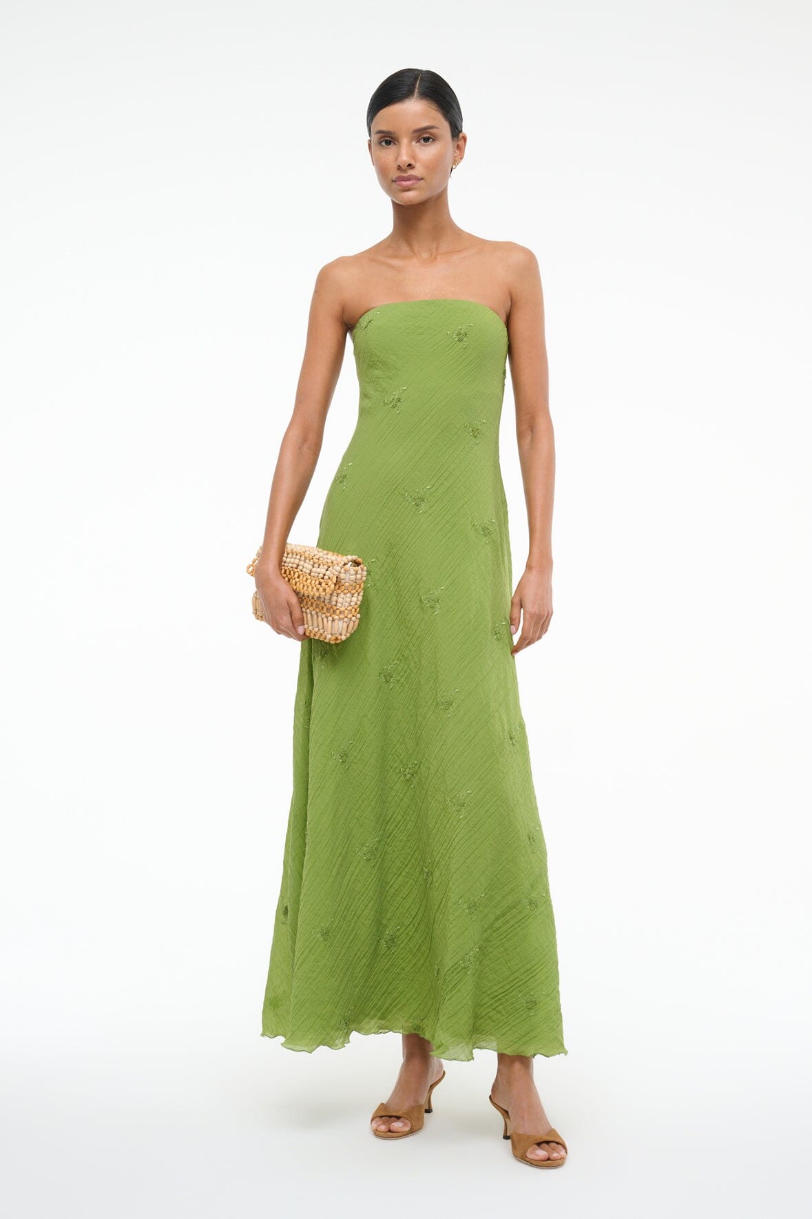 CASSIE DRESS GARDEN GREEN