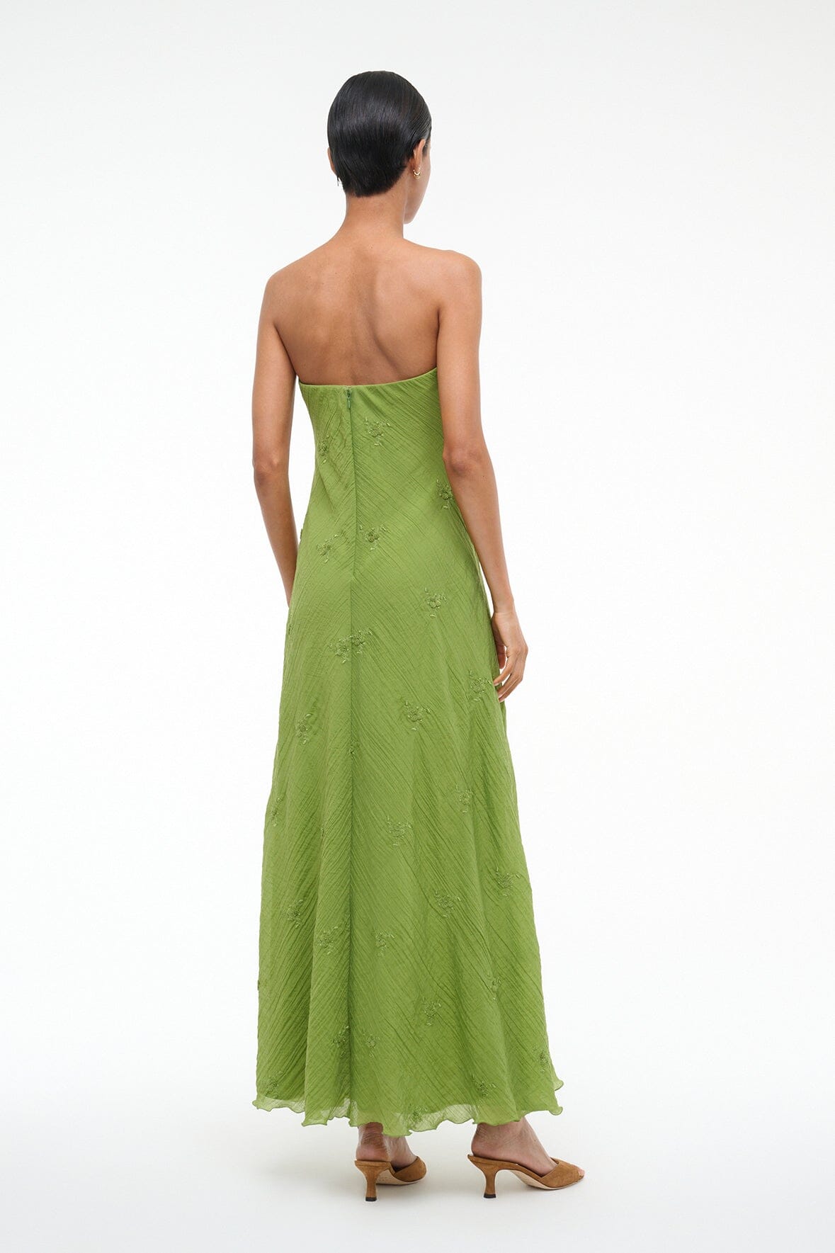 CASSIE DRESS GARDEN GREEN