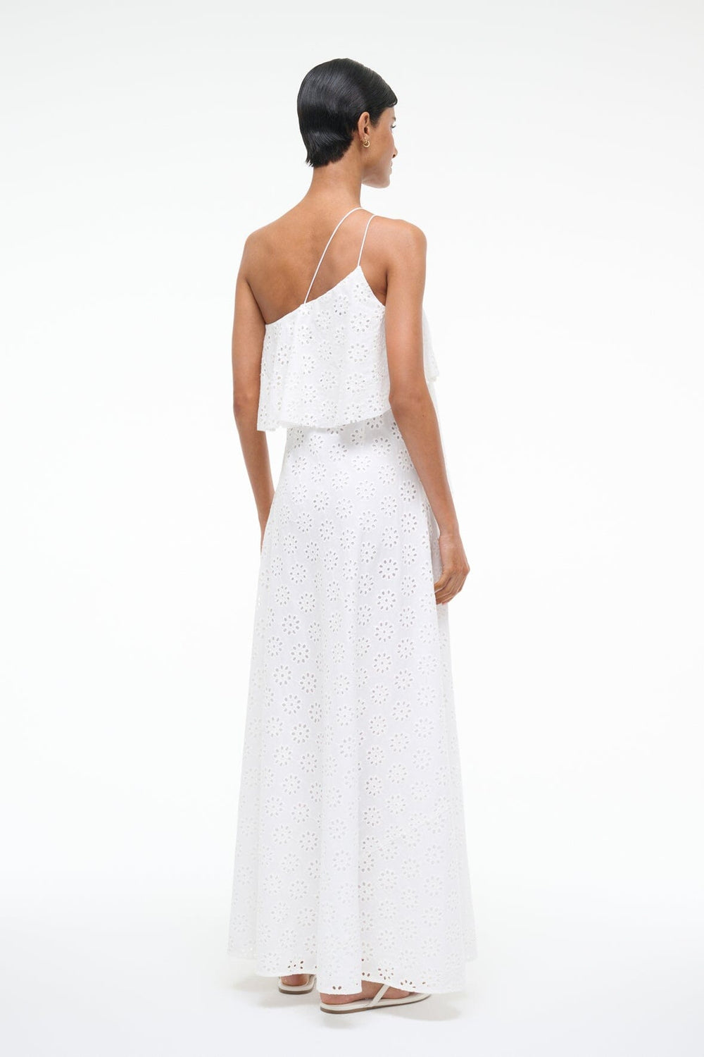 ISA DRESS WHITE EYELET