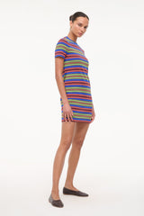 WADE DRESS SPECTRUM STRIPE