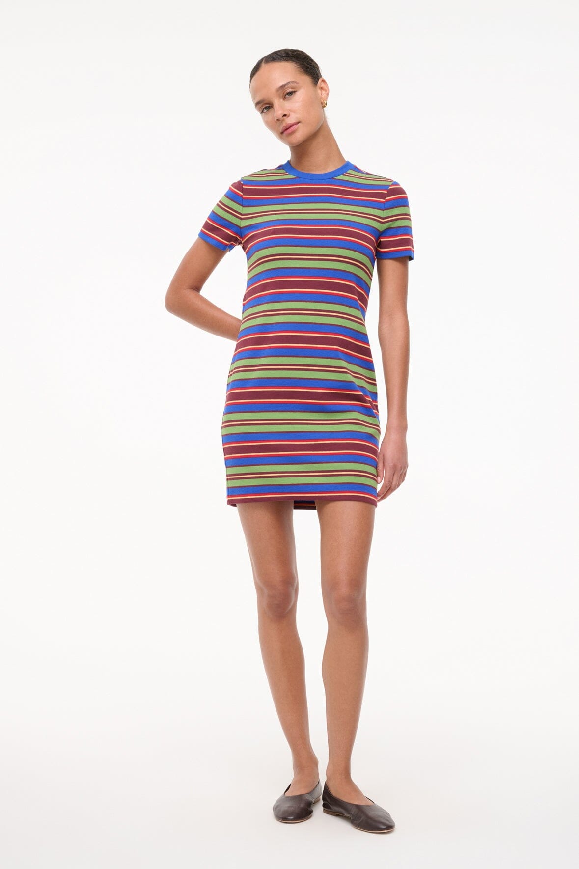 WADE DRESS SPECTRUM STRIPE