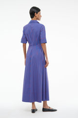JOAN DRESS ATLAS STRIPE