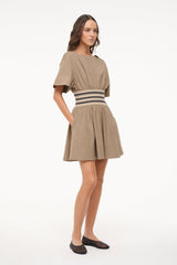 AMY MINI DRESS TAUPE