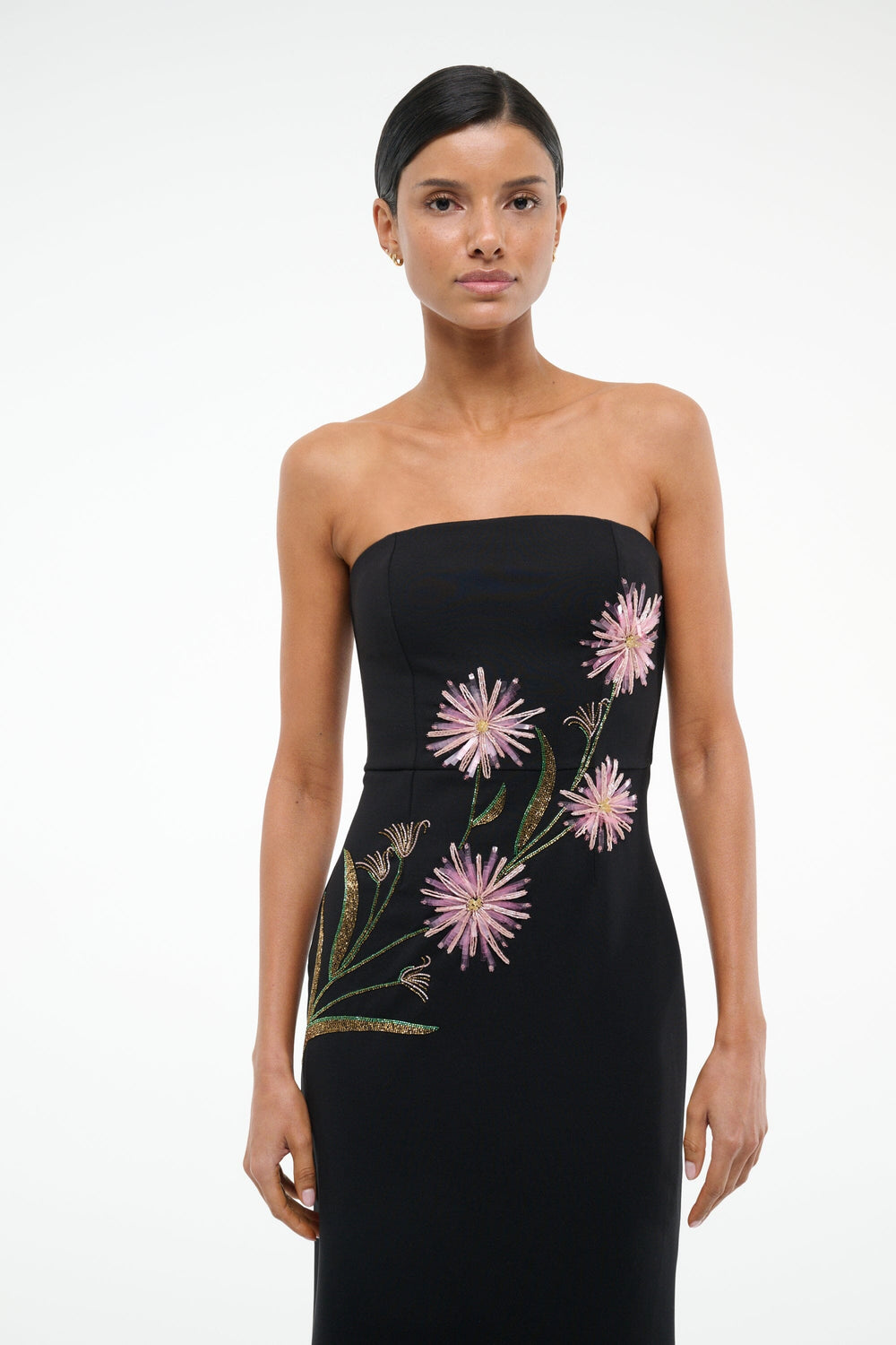 BROOKE DRESS DAHLIA DAYDREAM BLACK