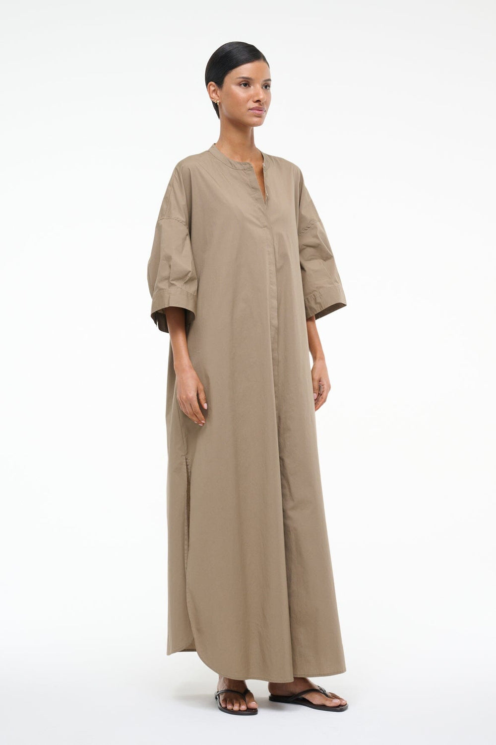 ENZO MAXI DRESS TAUPE