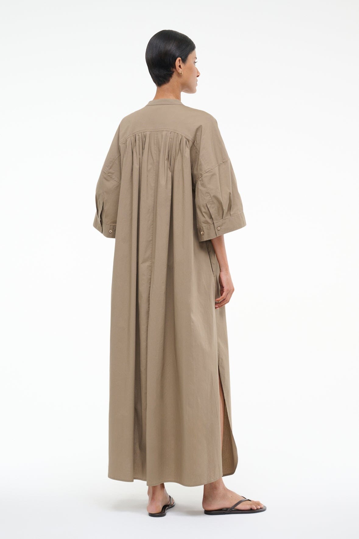 ENZO MAXI DRESS TAUPE