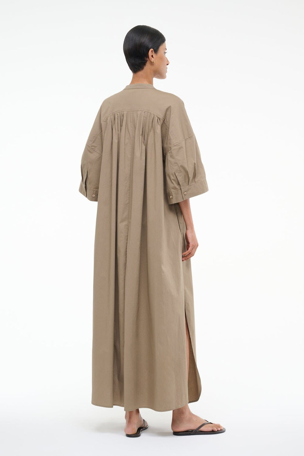ENZO MAXI DRESS TAUPE