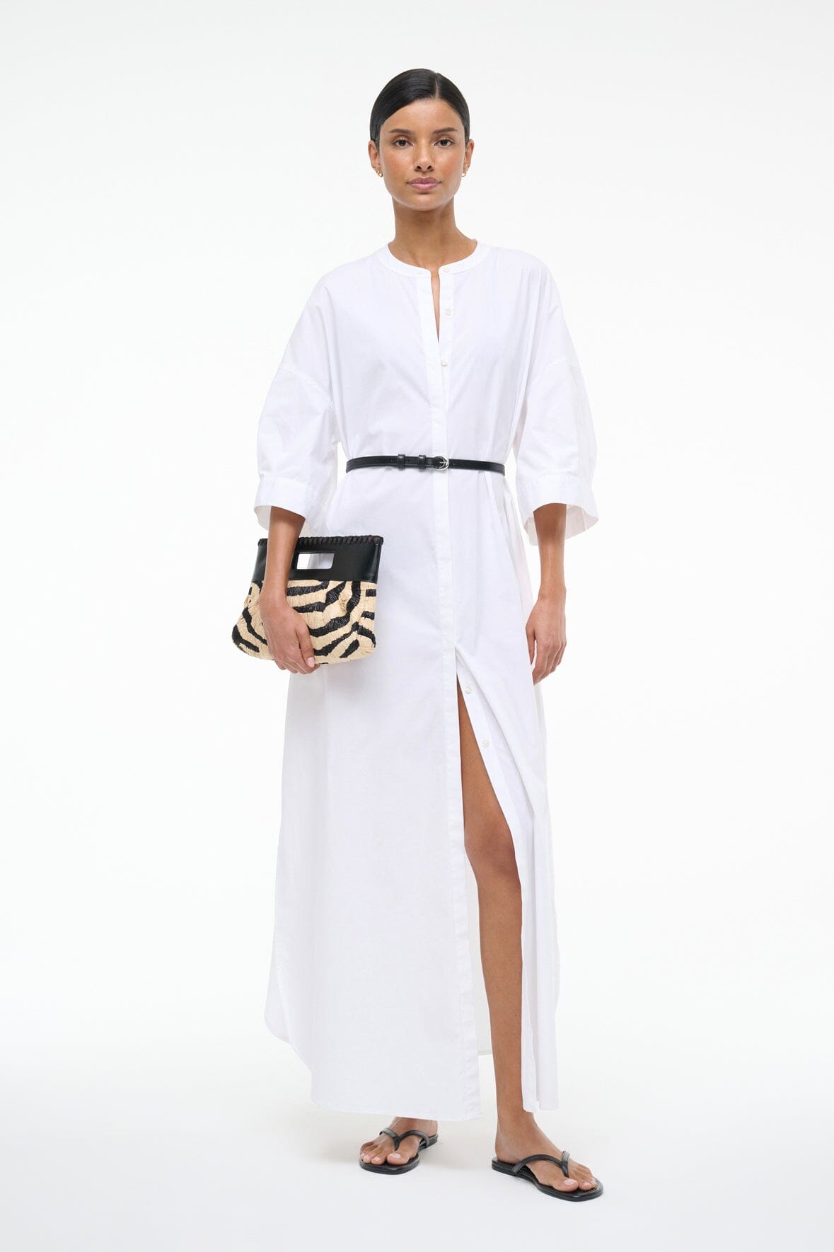 ENZO MAXI DRESS WHITE