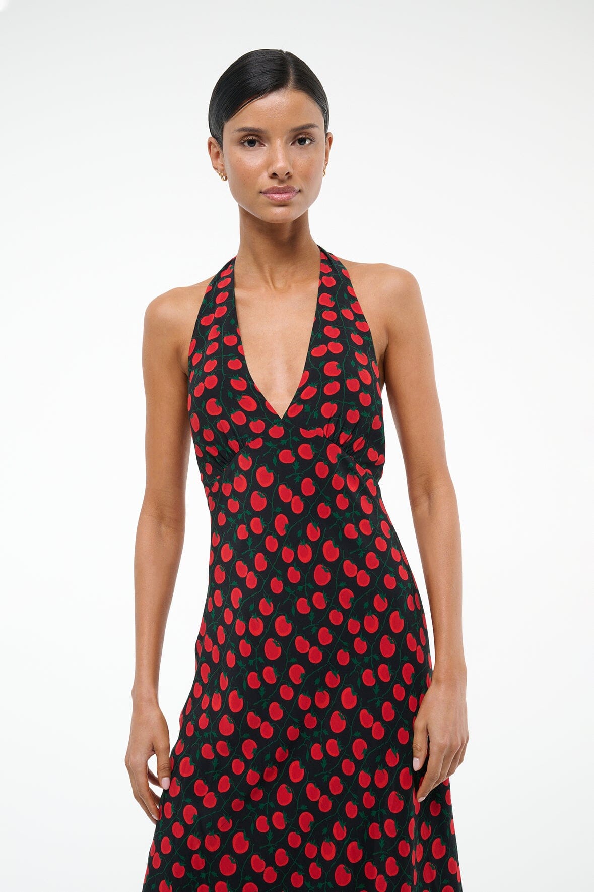 LUCCA DRESS ON THE VINE BLACK