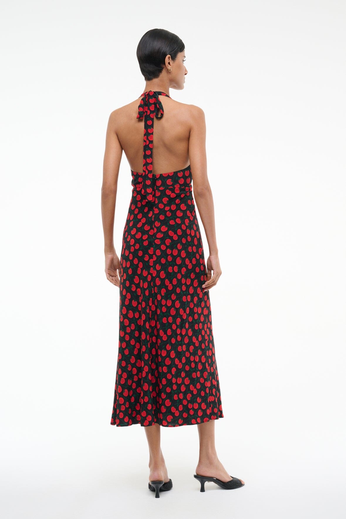 LUCCA DRESS ON THE VINE BLACK