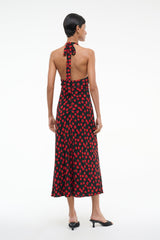 LUCCA DRESS ON THE VINE BLACK