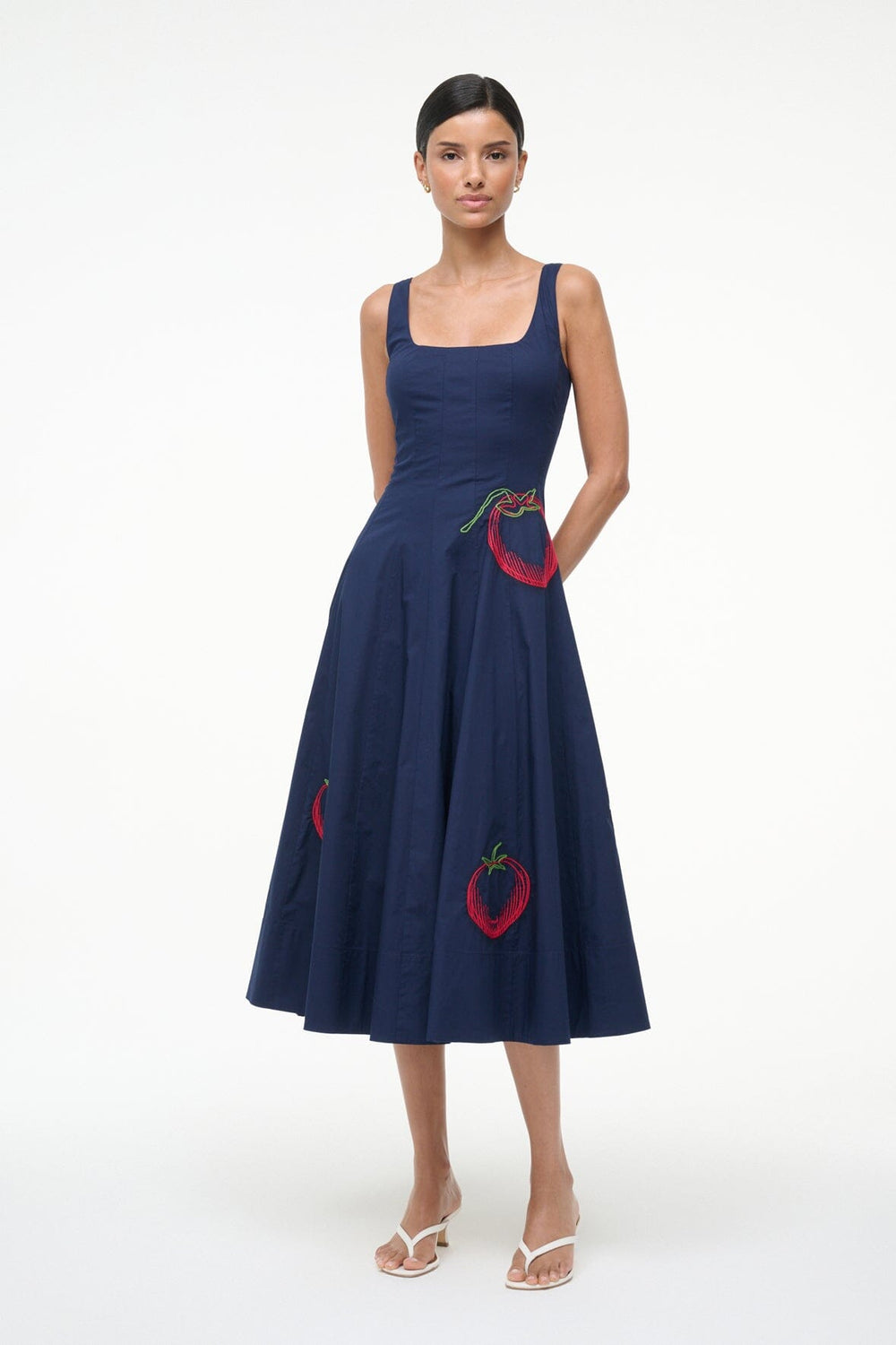 WELLS DRESS NAVY ROMA
