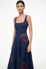 WELLS DRESS NAVY ROMA