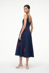 WELLS DRESS NAVY ROMA