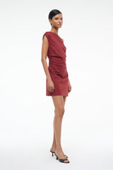 PHARE MINI DRESS SANGRIA