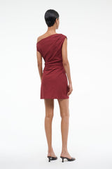 PHARE MINI DRESS SANGRIA