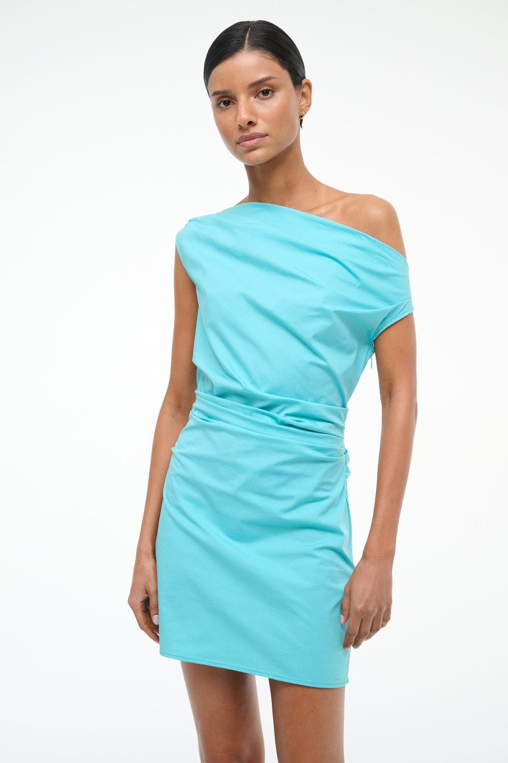 PHARE MINI DRESS TEAL