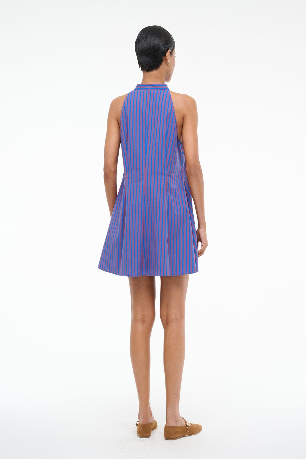 SHIRLEY MINI DRESS ATLAS STRIPE
