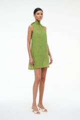 ADDY MINI DRESS GARDEN GREEN