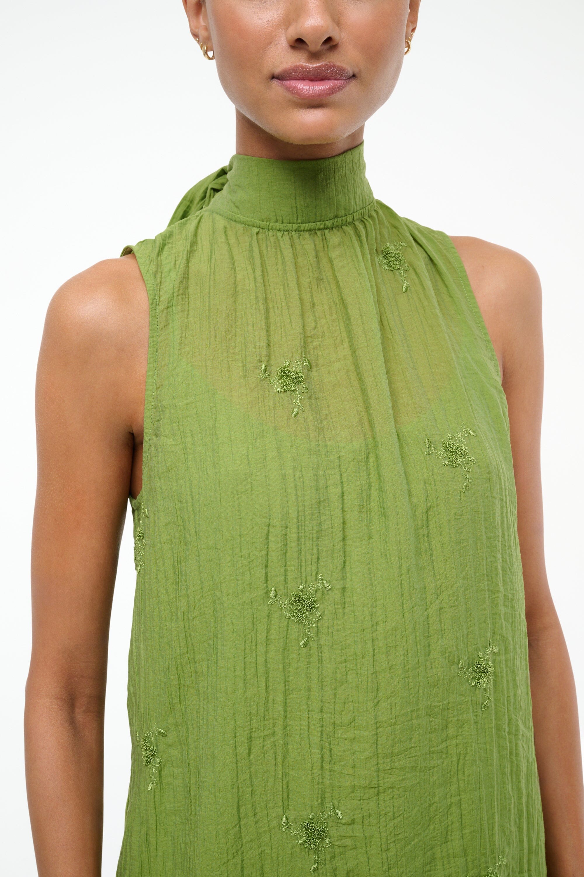 ADDY MINI DRESS GARDEN GREEN