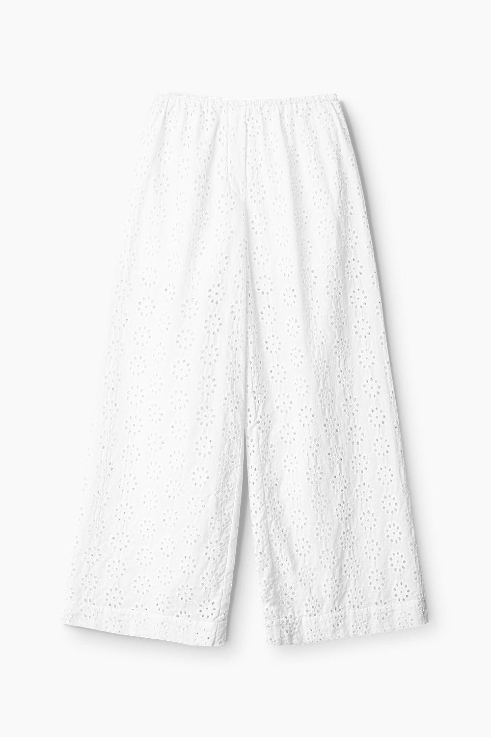BONFIRE PANT WHITE EYELET
